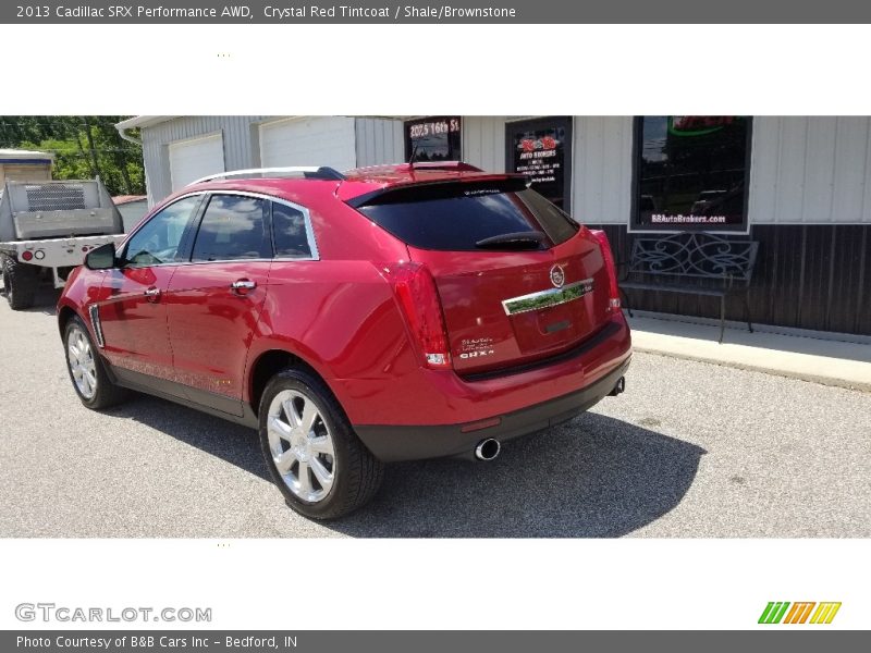 Crystal Red Tintcoat / Shale/Brownstone 2013 Cadillac SRX Performance AWD