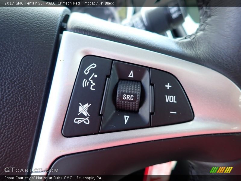 Crimson Red Tintcoat / Jet Black 2017 GMC Terrain SLT AWD