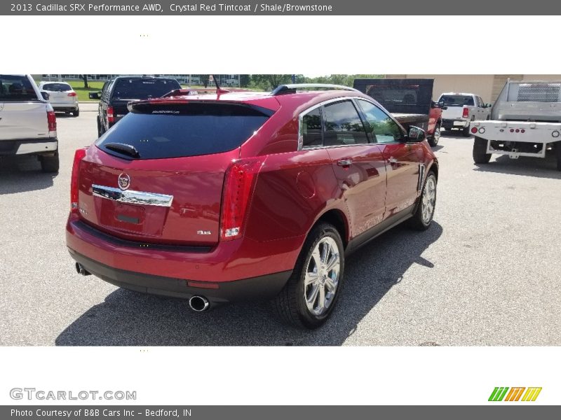 Crystal Red Tintcoat / Shale/Brownstone 2013 Cadillac SRX Performance AWD