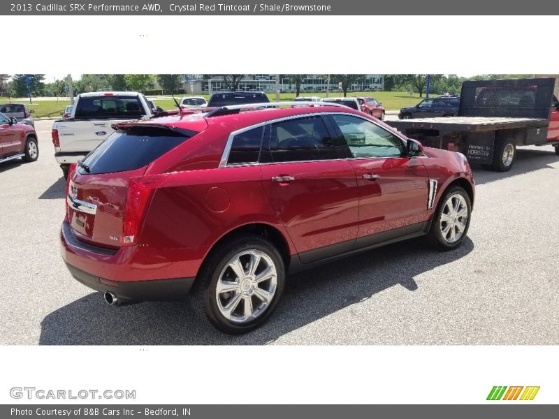 Crystal Red Tintcoat / Shale/Brownstone 2013 Cadillac SRX Performance AWD