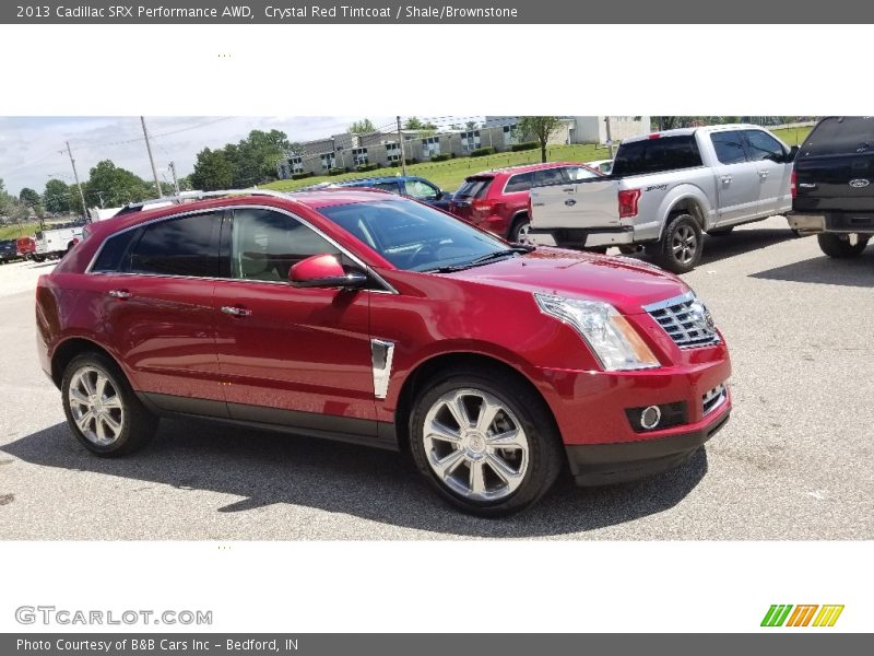 Crystal Red Tintcoat / Shale/Brownstone 2013 Cadillac SRX Performance AWD
