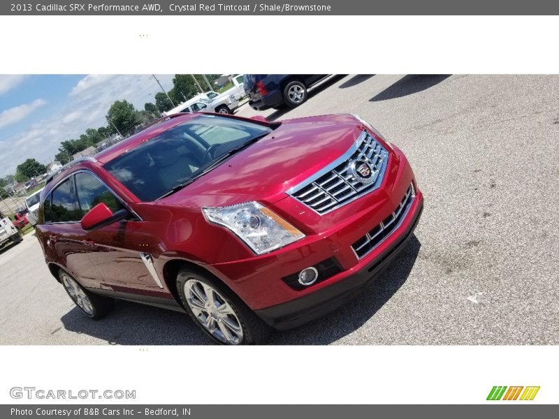 Crystal Red Tintcoat / Shale/Brownstone 2013 Cadillac SRX Performance AWD