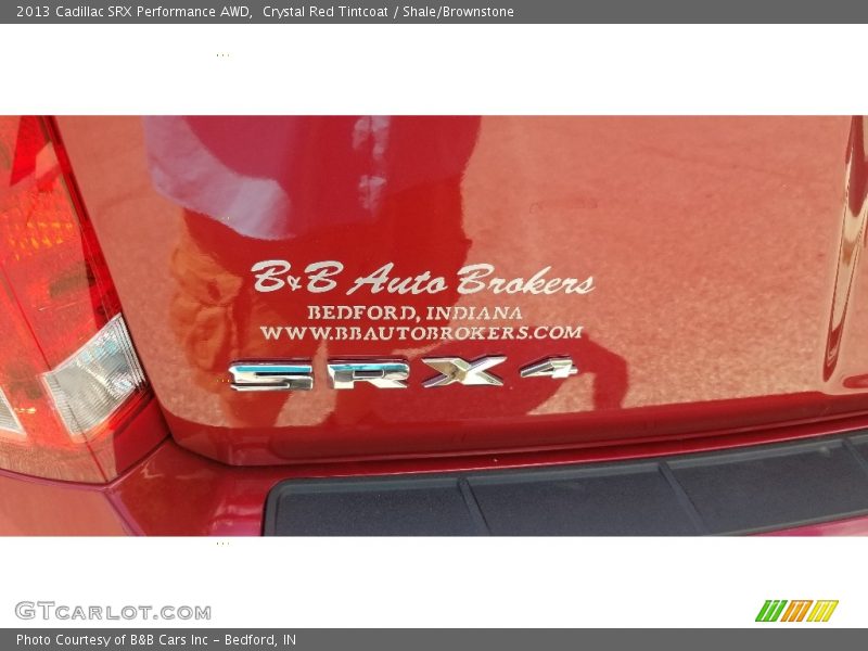 Crystal Red Tintcoat / Shale/Brownstone 2013 Cadillac SRX Performance AWD