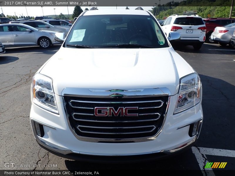 Summit White / Jet Black 2017 GMC Terrain SLE AWD