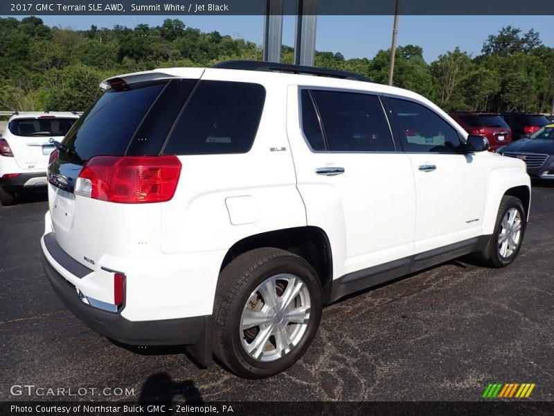 Summit White / Jet Black 2017 GMC Terrain SLE AWD