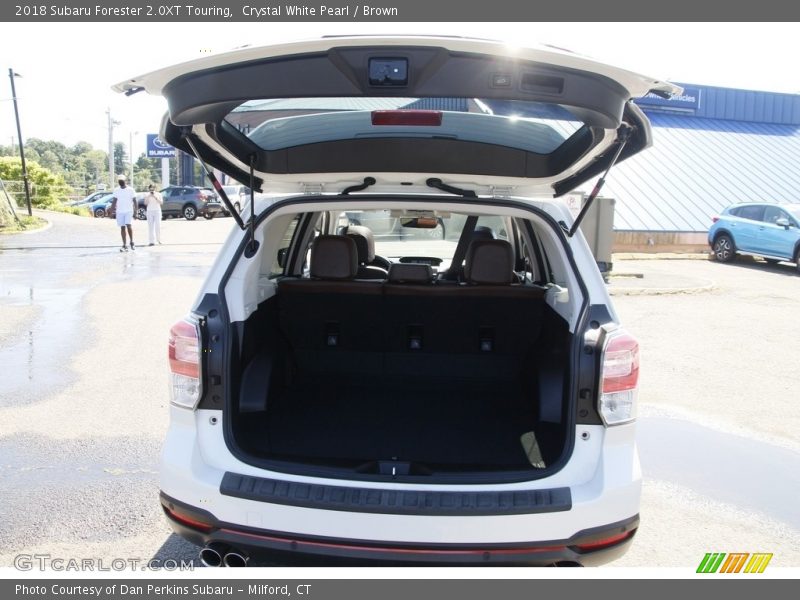 Crystal White Pearl / Brown 2018 Subaru Forester 2.0XT Touring