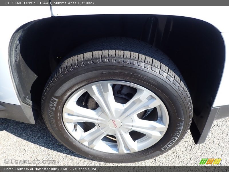 Summit White / Jet Black 2017 GMC Terrain SLE AWD