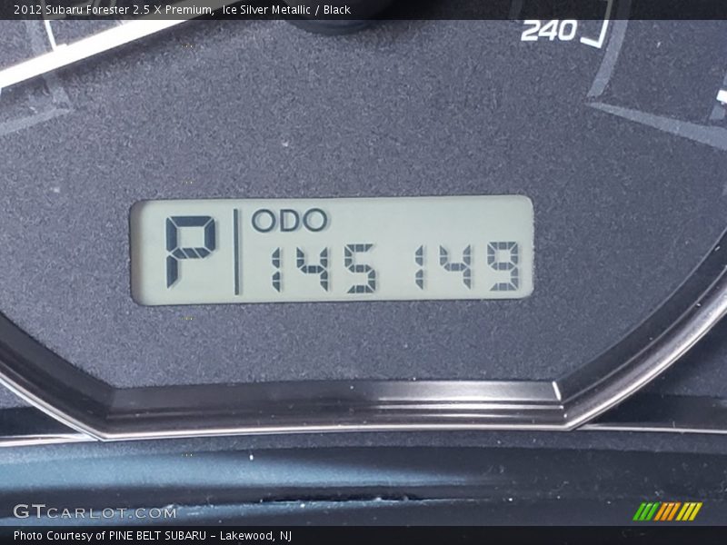 Ice Silver Metallic / Black 2012 Subaru Forester 2.5 X Premium