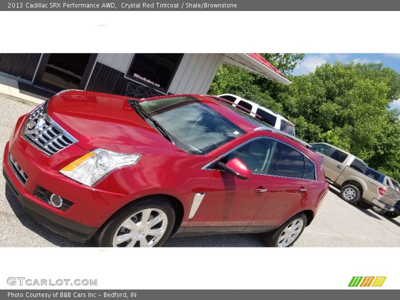 Crystal Red Tintcoat / Shale/Brownstone 2013 Cadillac SRX Performance AWD