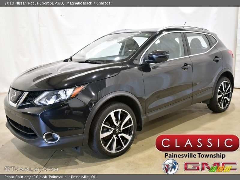 Magnetic Black / Charcoal 2018 Nissan Rogue Sport SL AWD