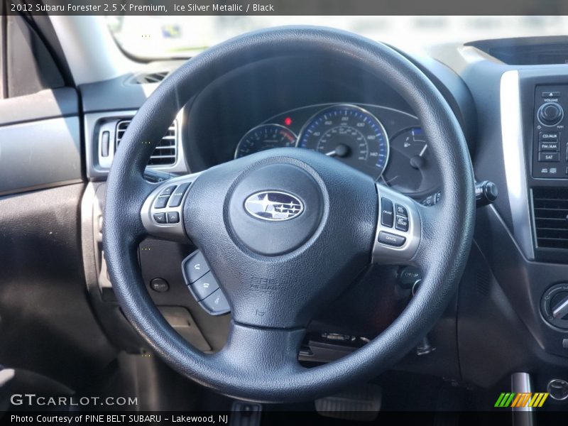 Ice Silver Metallic / Black 2012 Subaru Forester 2.5 X Premium