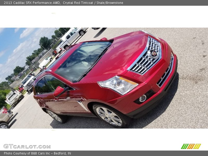 Crystal Red Tintcoat / Shale/Brownstone 2013 Cadillac SRX Performance AWD