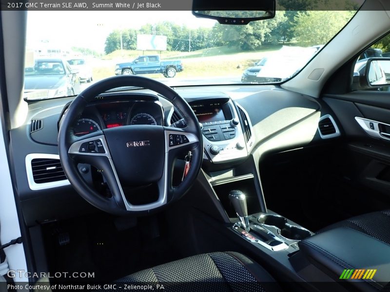 Summit White / Jet Black 2017 GMC Terrain SLE AWD
