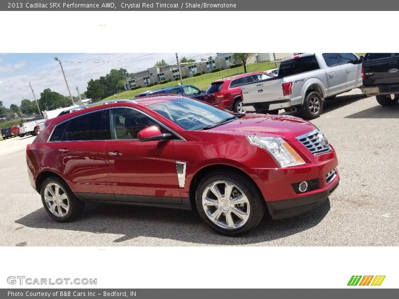 Crystal Red Tintcoat / Shale/Brownstone 2013 Cadillac SRX Performance AWD
