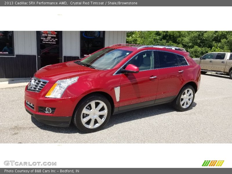 Crystal Red Tintcoat / Shale/Brownstone 2013 Cadillac SRX Performance AWD