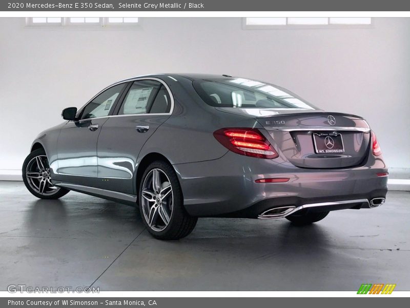 Selenite Grey Metallic / Black 2020 Mercedes-Benz E 350 Sedan