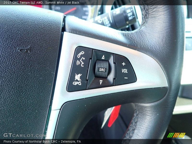 Summit White / Jet Black 2017 GMC Terrain SLE AWD