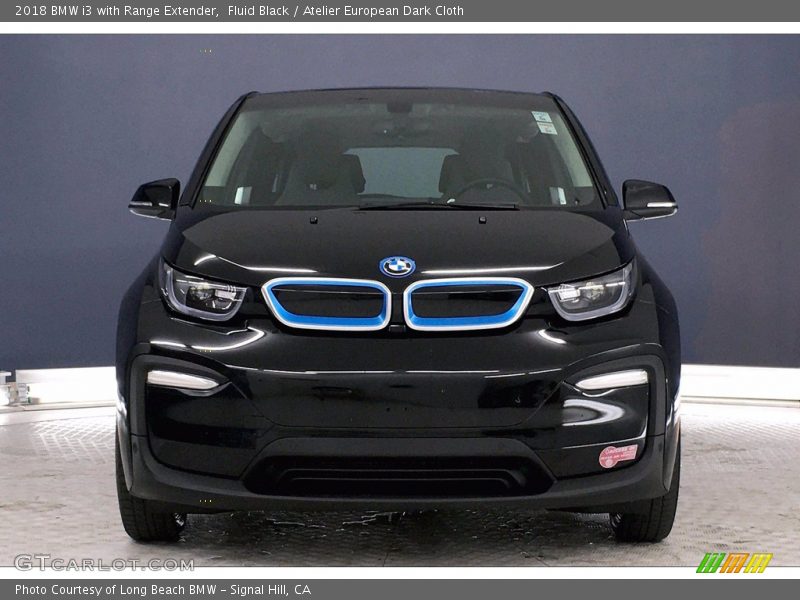Fluid Black / Atelier European Dark Cloth 2018 BMW i3 with Range Extender