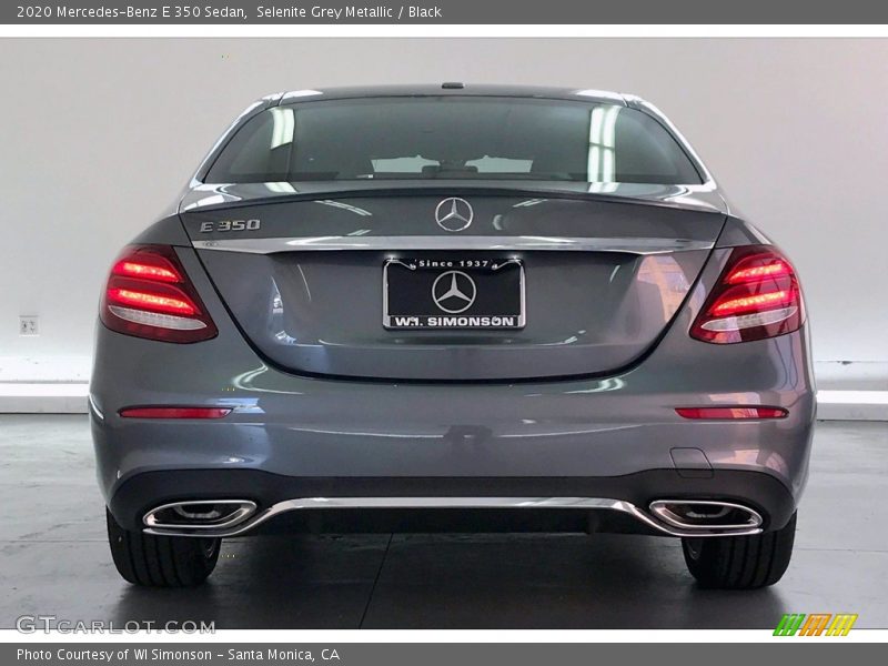 Selenite Grey Metallic / Black 2020 Mercedes-Benz E 350 Sedan