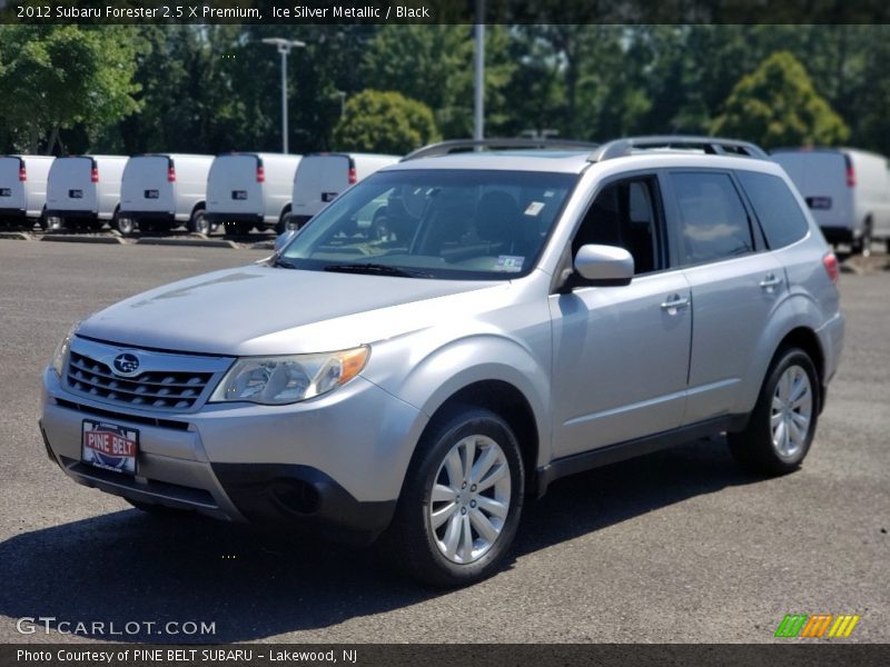 Ice Silver Metallic / Black 2012 Subaru Forester 2.5 X Premium