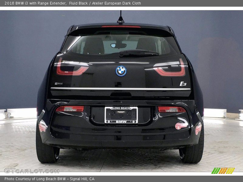 Fluid Black / Atelier European Dark Cloth 2018 BMW i3 with Range Extender