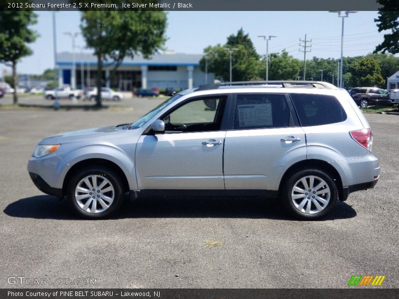 Ice Silver Metallic / Black 2012 Subaru Forester 2.5 X Premium