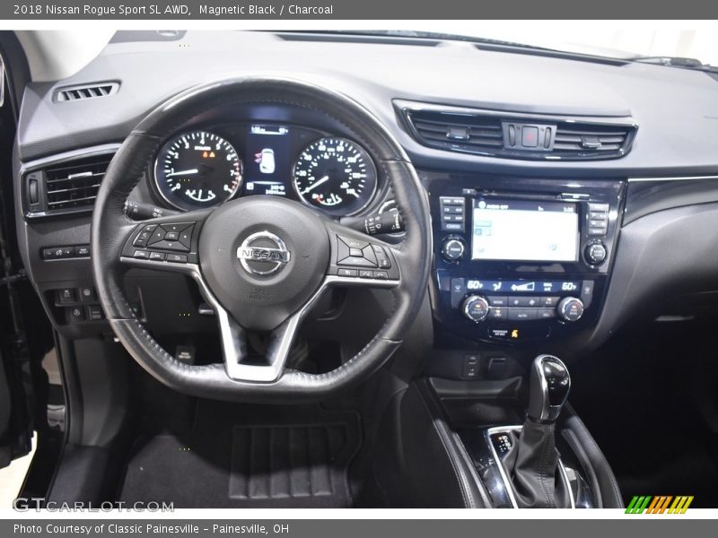 Magnetic Black / Charcoal 2018 Nissan Rogue Sport SL AWD