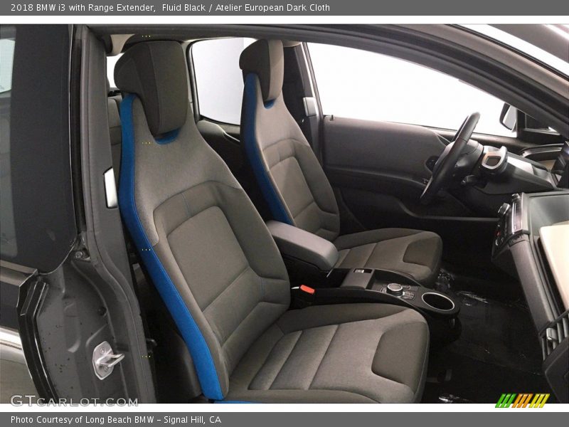 Fluid Black / Atelier European Dark Cloth 2018 BMW i3 with Range Extender