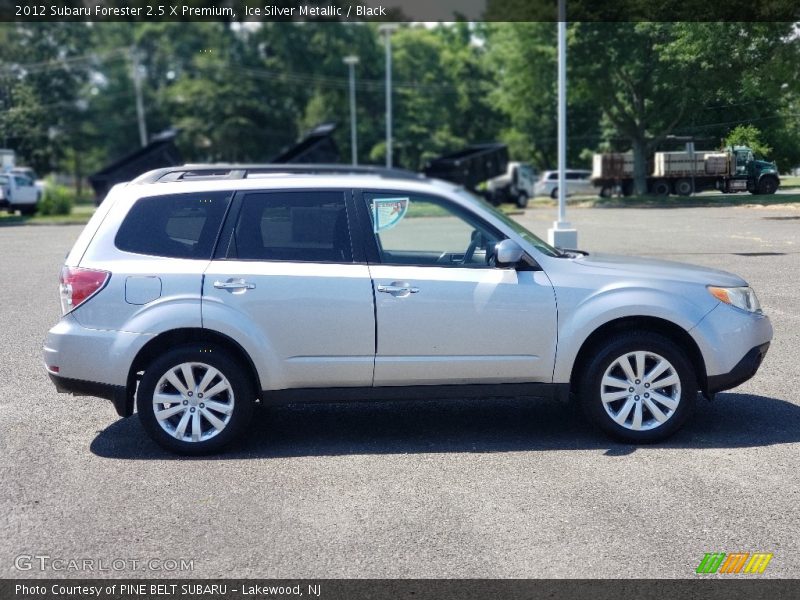 Ice Silver Metallic / Black 2012 Subaru Forester 2.5 X Premium