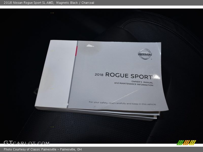 Magnetic Black / Charcoal 2018 Nissan Rogue Sport SL AWD