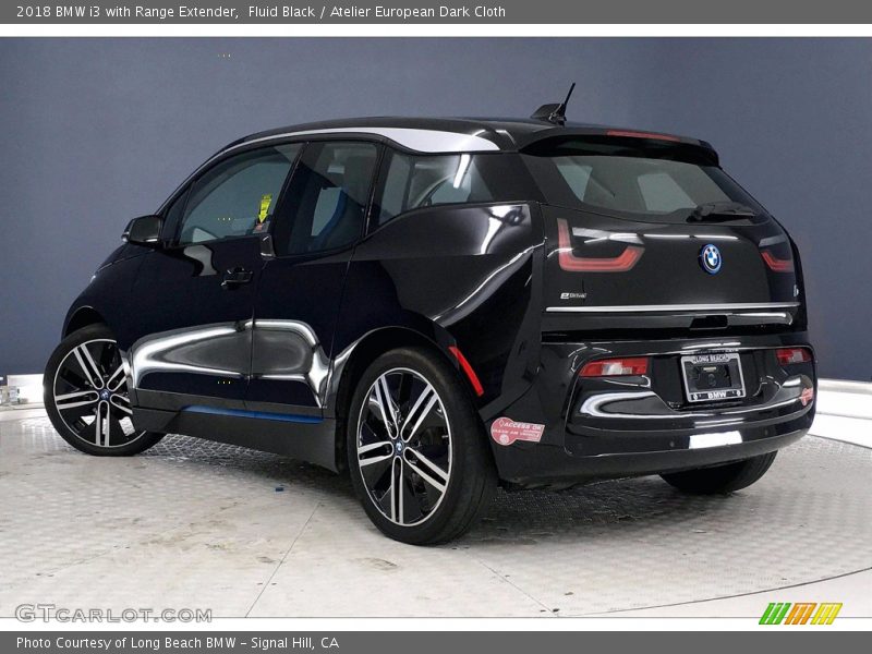 Fluid Black / Atelier European Dark Cloth 2018 BMW i3 with Range Extender