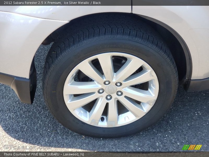 Ice Silver Metallic / Black 2012 Subaru Forester 2.5 X Premium