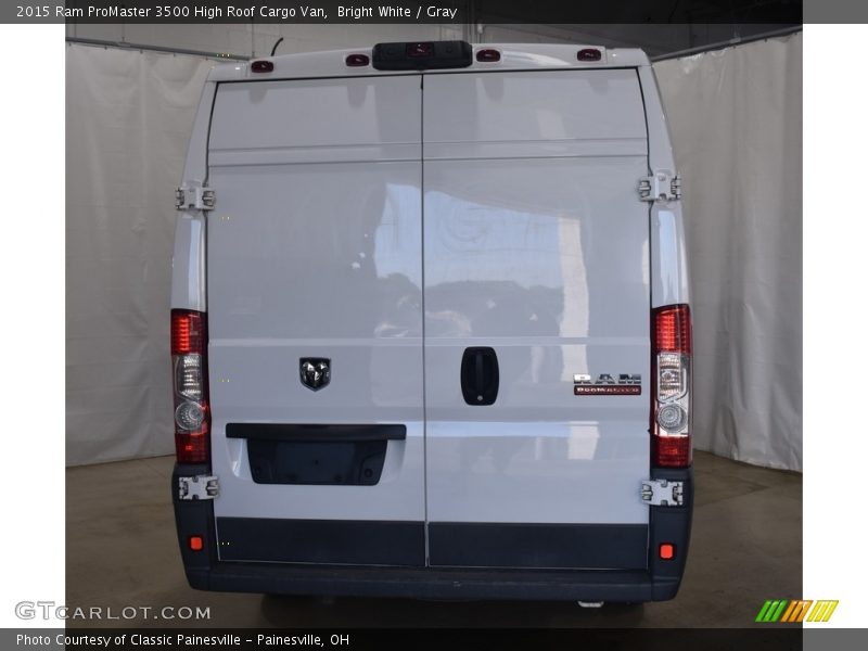 Bright White / Gray 2015 Ram ProMaster 3500 High Roof Cargo Van