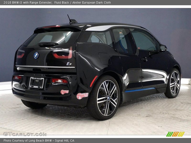 Fluid Black / Atelier European Dark Cloth 2018 BMW i3 with Range Extender