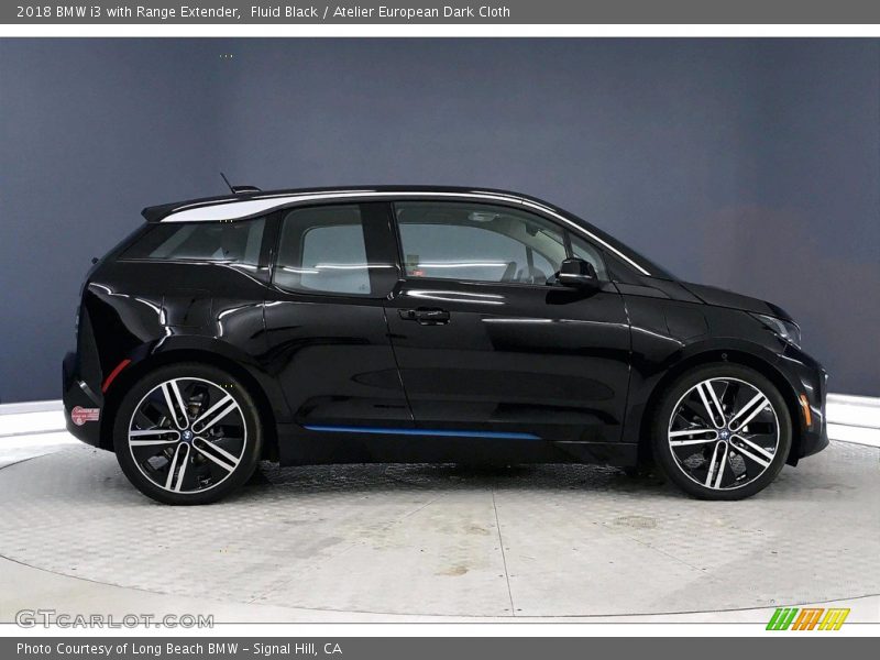 Fluid Black / Atelier European Dark Cloth 2018 BMW i3 with Range Extender