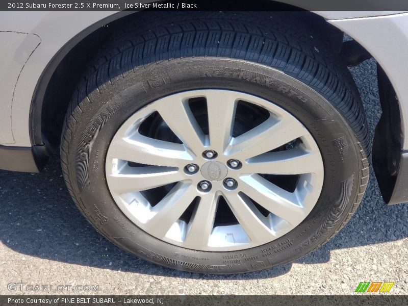 Ice Silver Metallic / Black 2012 Subaru Forester 2.5 X Premium