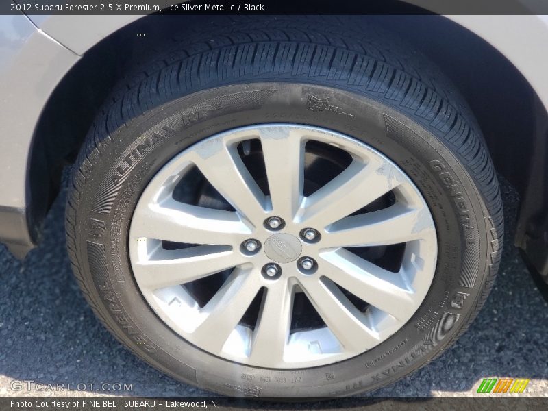 Ice Silver Metallic / Black 2012 Subaru Forester 2.5 X Premium