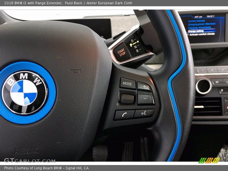 Fluid Black / Atelier European Dark Cloth 2018 BMW i3 with Range Extender