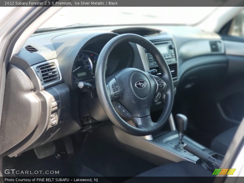 Ice Silver Metallic / Black 2012 Subaru Forester 2.5 X Premium