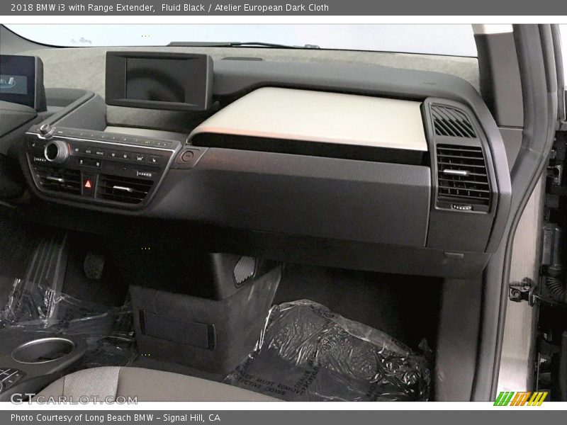 Fluid Black / Atelier European Dark Cloth 2018 BMW i3 with Range Extender