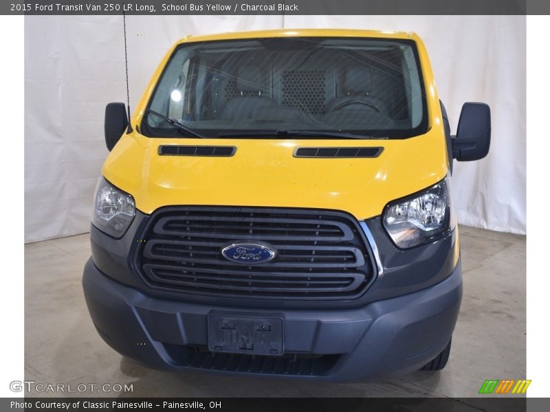 School Bus Yellow / Charcoal Black 2015 Ford Transit Van 250 LR Long