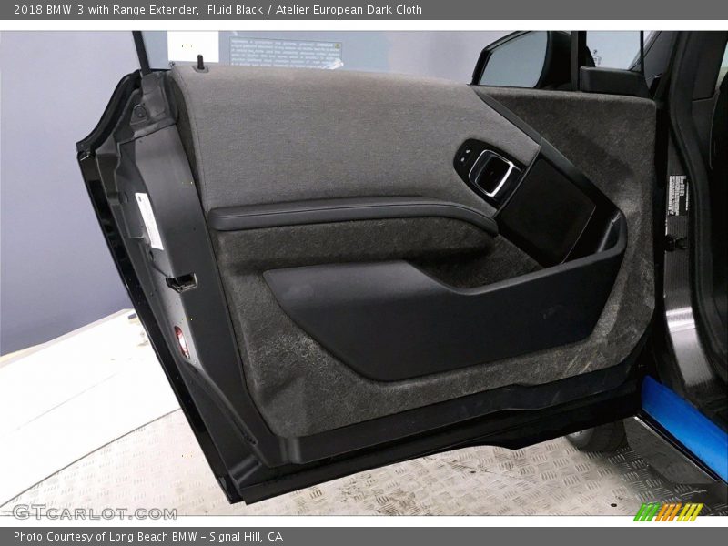 Fluid Black / Atelier European Dark Cloth 2018 BMW i3 with Range Extender