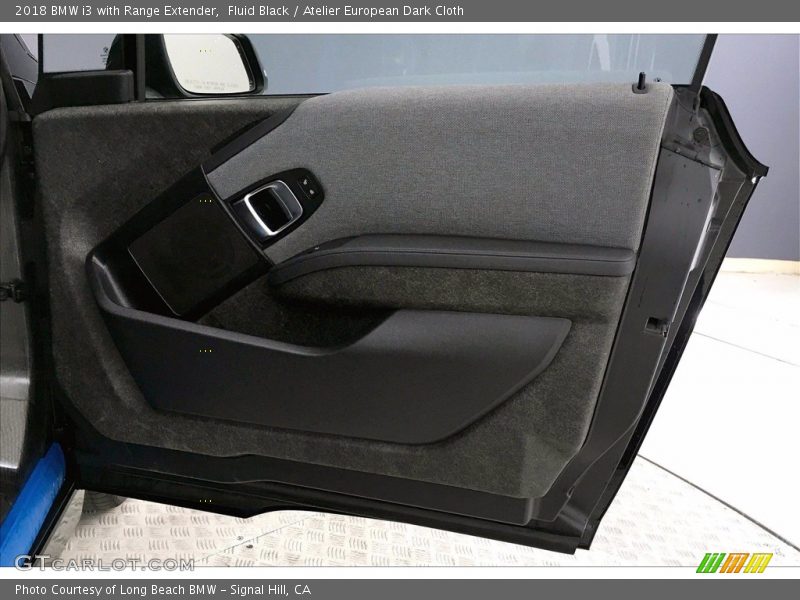 Fluid Black / Atelier European Dark Cloth 2018 BMW i3 with Range Extender