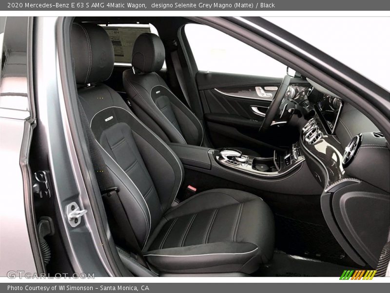 Front Seat of 2020 E 63 S AMG 4Matic Wagon