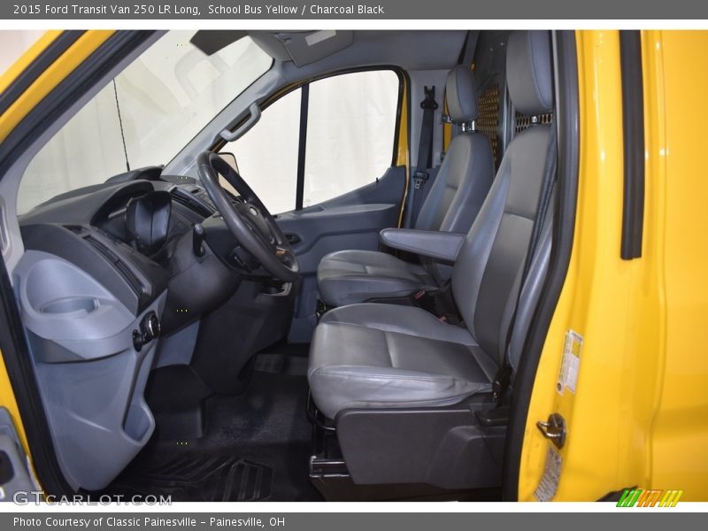  2015 Transit Van 250 LR Long Charcoal Black Interior
