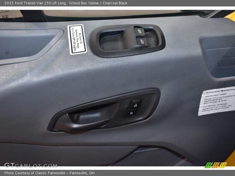 School Bus Yellow / Charcoal Black 2015 Ford Transit Van 250 LR Long