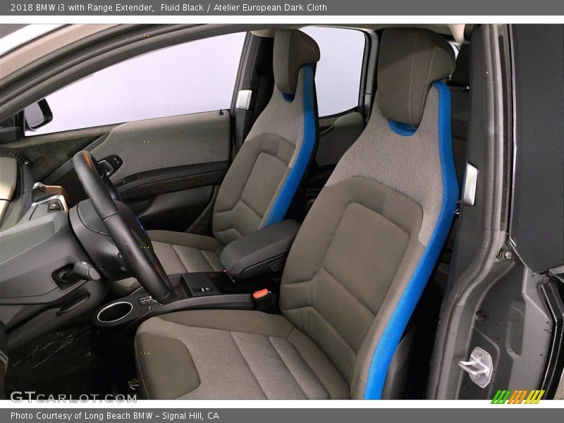 Fluid Black / Atelier European Dark Cloth 2018 BMW i3 with Range Extender