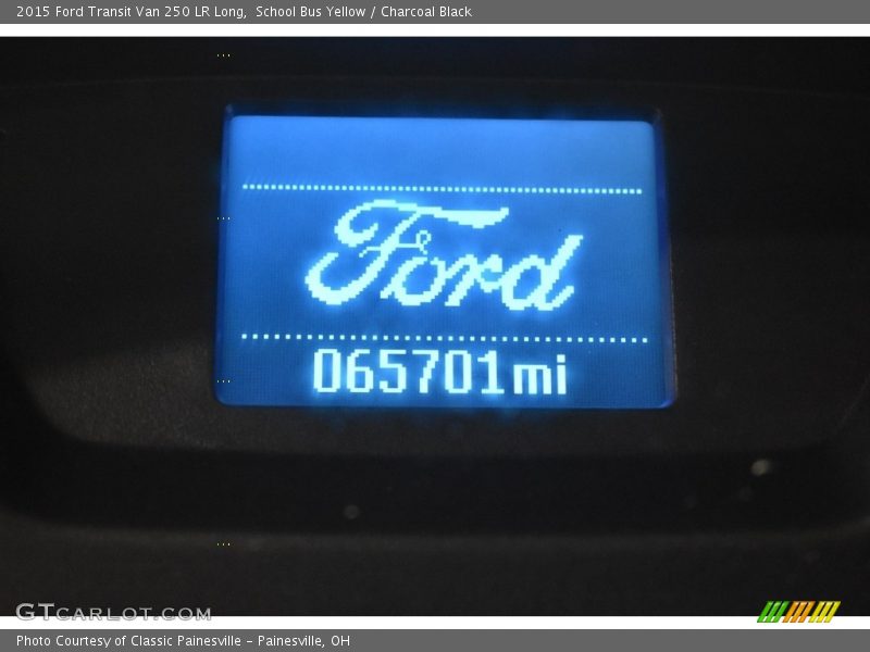 School Bus Yellow / Charcoal Black 2015 Ford Transit Van 250 LR Long