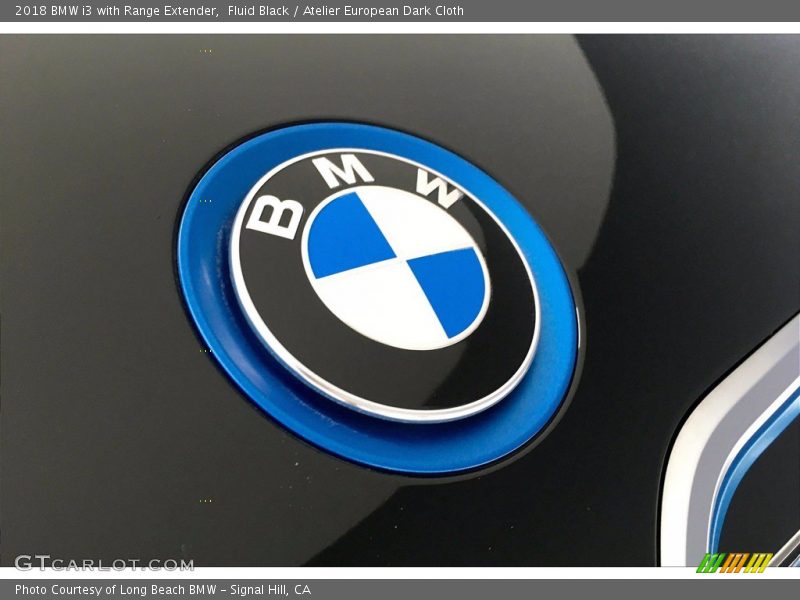 Fluid Black / Atelier European Dark Cloth 2018 BMW i3 with Range Extender