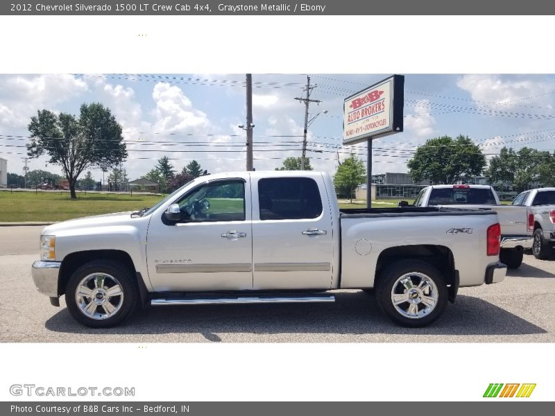 Graystone Metallic / Ebony 2012 Chevrolet Silverado 1500 LT Crew Cab 4x4